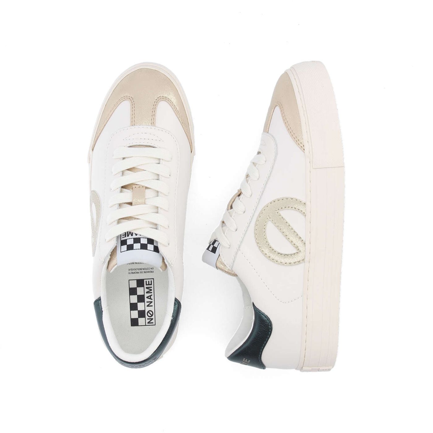 ARCADE TOE SIDE W - NAP/GLOW/METAL - BEIGE/DORATO/VERDE